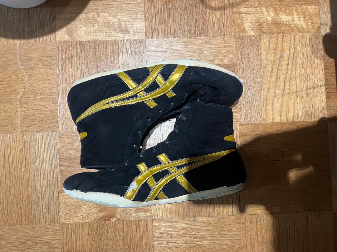 レスリングシューズ　旧オーダー　asics 実物　コレクター必見