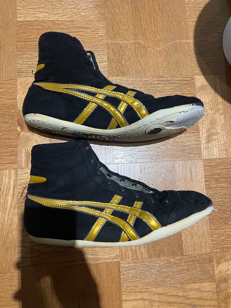 レスリングシューズ　旧オーダー　asics 実物　コレクター必見