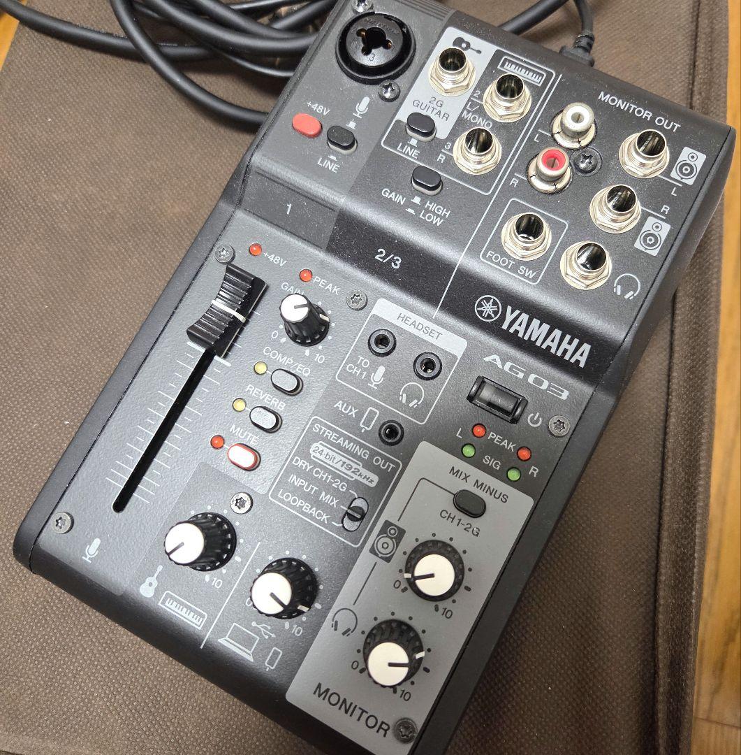 堀*秀様 YAMAHA AG03MK2 ミキサー＋marantz コンデンサーマ