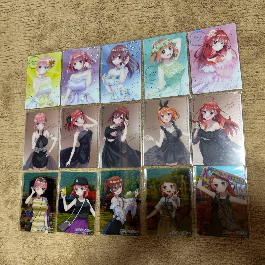 五等分の花嫁ウエハース　メタルカードコレクション　過去弾コンプリート