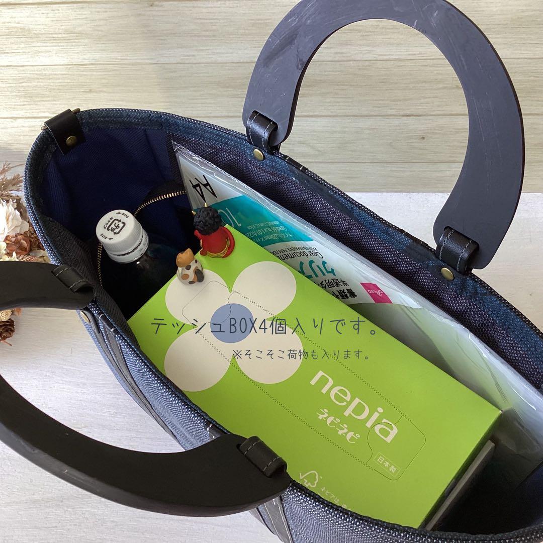 着物リメイク 大島紬 × 本革 舞蝶紋 トートバッグ ハンドメイド 和装バッグ