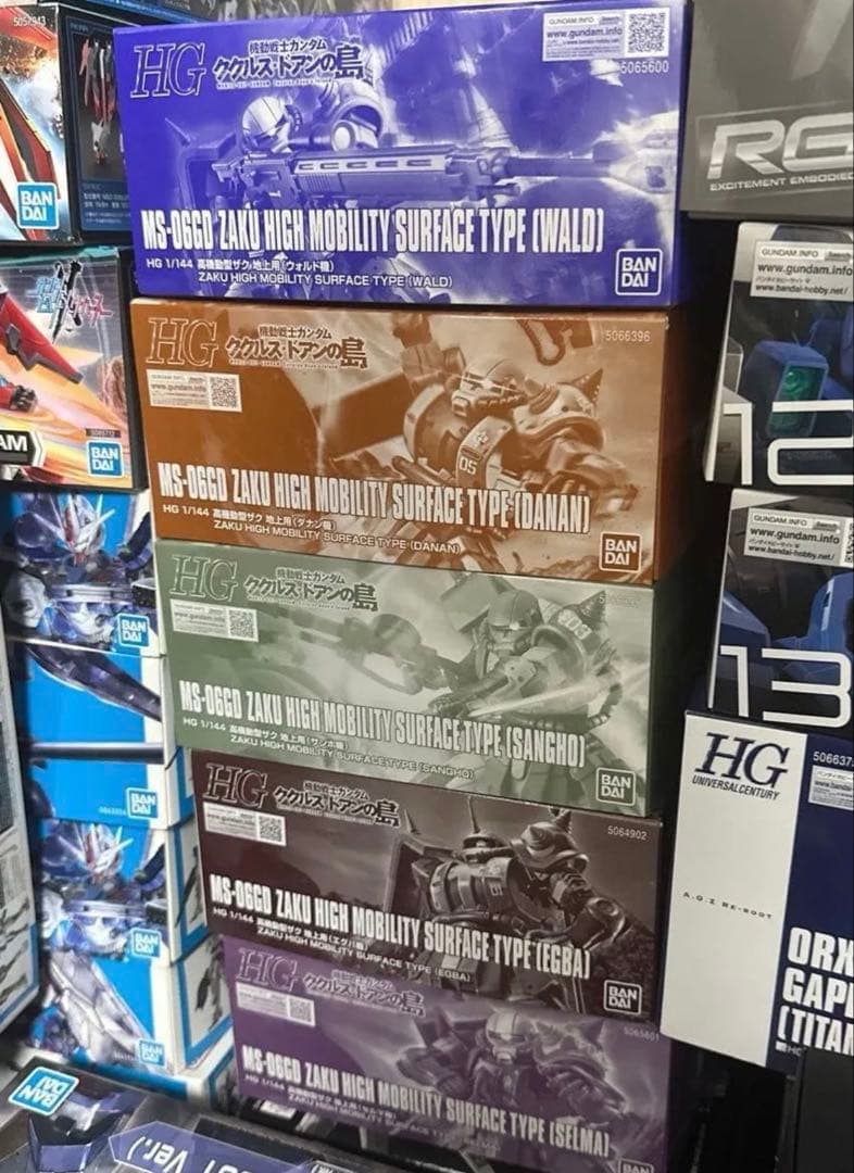 HG MS-06GD 高機動型ザク地上用　5機セット　新品未開封