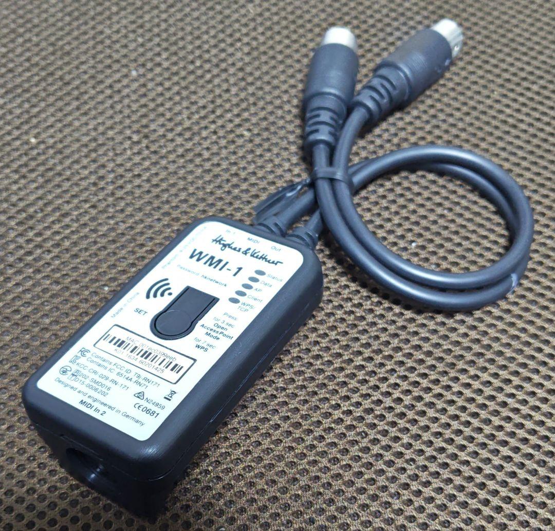 ヒュースアンドケトナー WMI-1 iPad用ワイヤレスMIDIインターフェイス