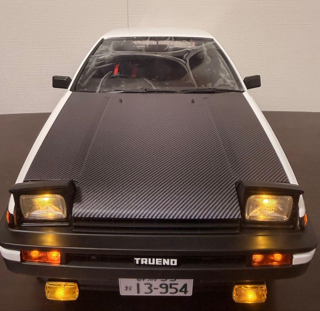 ディアゴスティーニ1/8 頭文字DのAE86ハチロクカスタム完成品