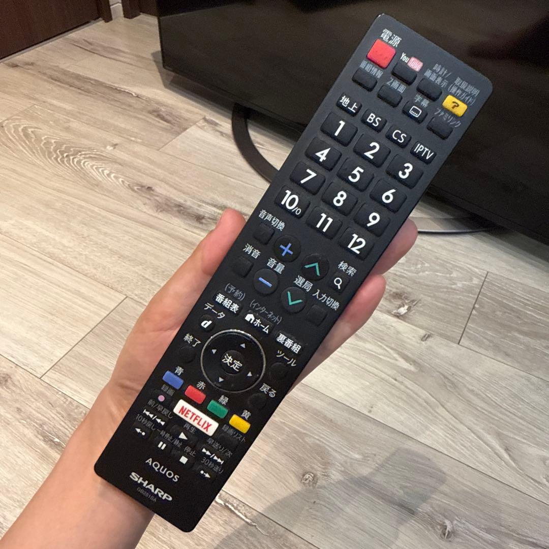 SHARP AQUOS LC-40U45 40型 2017年製 4Kテレビ 可動