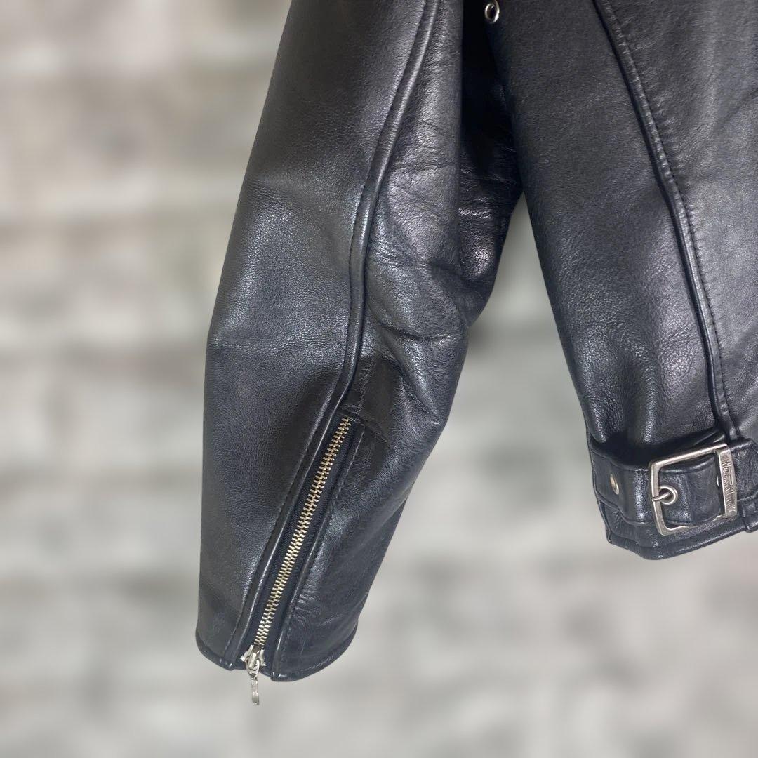 美品　ハーレーダビッドソン　シングル ライダージャケット　レザージャケット 黒