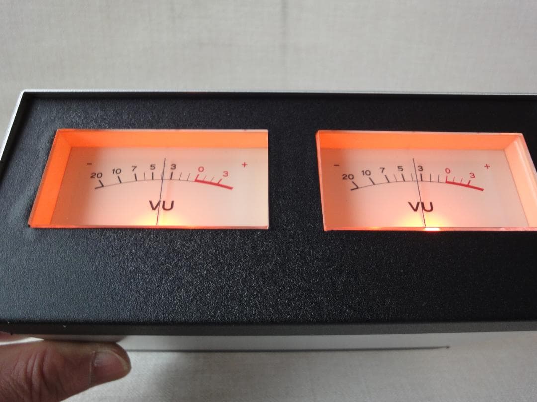 自作ステレオVUメーター194号機（TEACワイドタイプ大型）