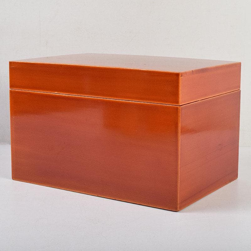 茶道具　春慶塗　利休茶箱　棗　黒楽茶碗など　七点　一式　M　R9432