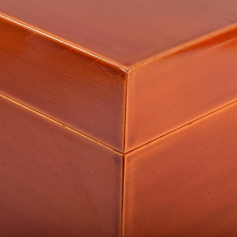 茶道具　春慶塗　利休茶箱　棗　黒楽茶碗など　七点　一式　M　R9432