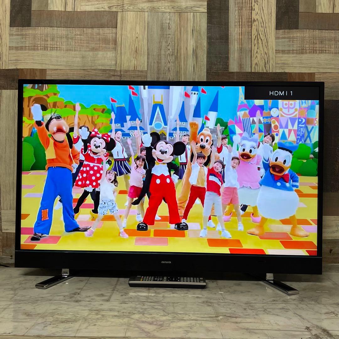 即日受渡割❣️全国送料込アイワ液晶テレビ43型 /4K対応Wチューナーで裏番組対応