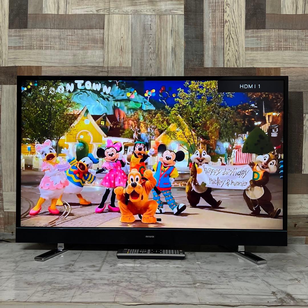 即日受渡割❣️全国送料込アイワ液晶テレビ43型 /4K対応Wチューナーで裏番組対応