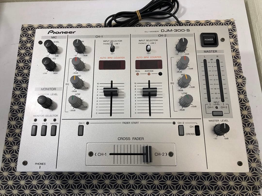 pioneer dj パイオニア　DJM-300 銀 フェーダーメンテナンス