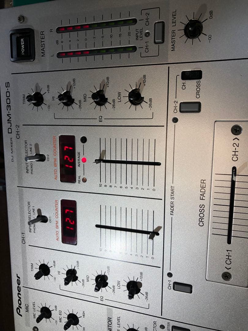 pioneer dj パイオニア　DJM-300 銀 フェーダーメンテナンス