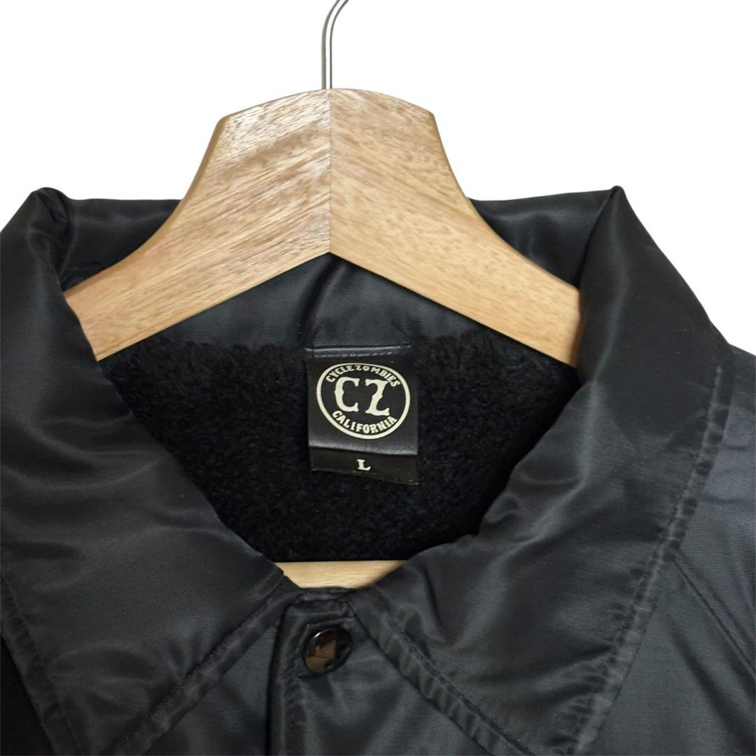 CYCLE ZOMBIES ボア付きコーチジャケット L