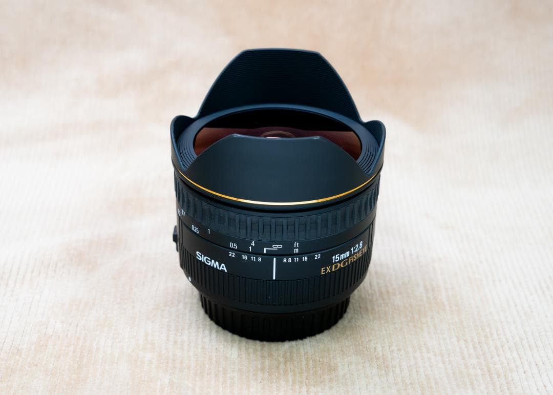 レンズ(単焦点) Sigma 15mm F2.8 EX DG Fisheye for CANON
