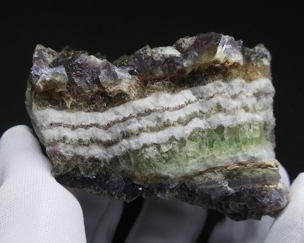 284 マルチカラー フローライト＆キャルコパイライト ドイツ産