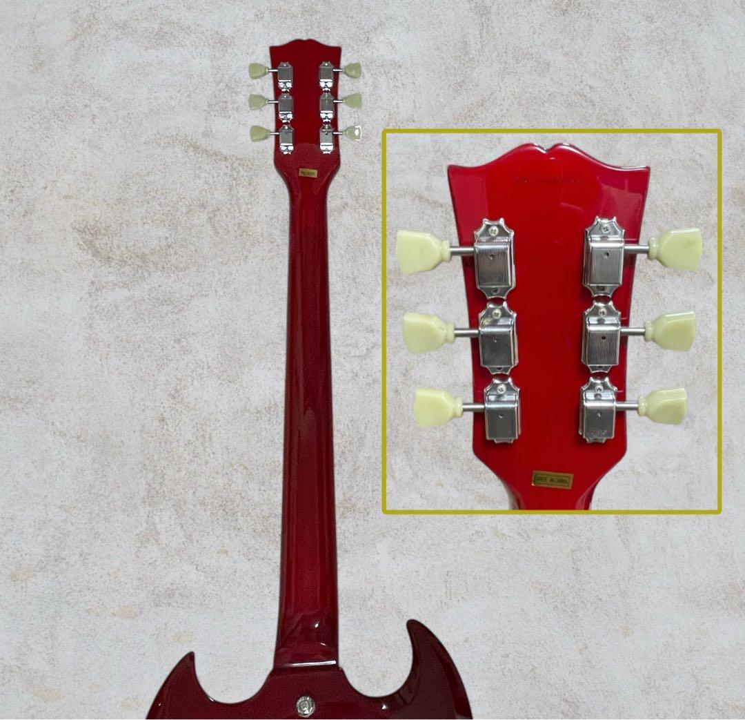 (新品同様) Tokai SG43 エレキギター cherry色