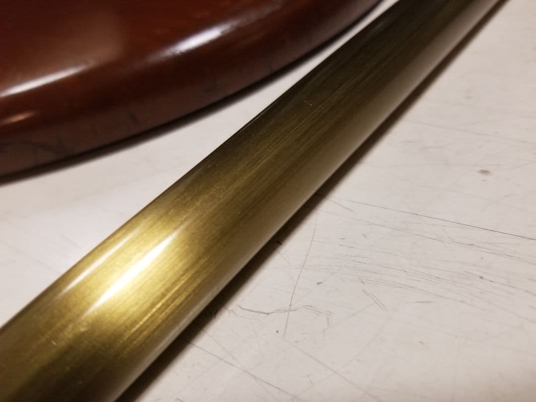 非売品　ヴィンテージ　バーバリー　什器　無垢　銅　真鍮　無垢　スタンド　フラッグ