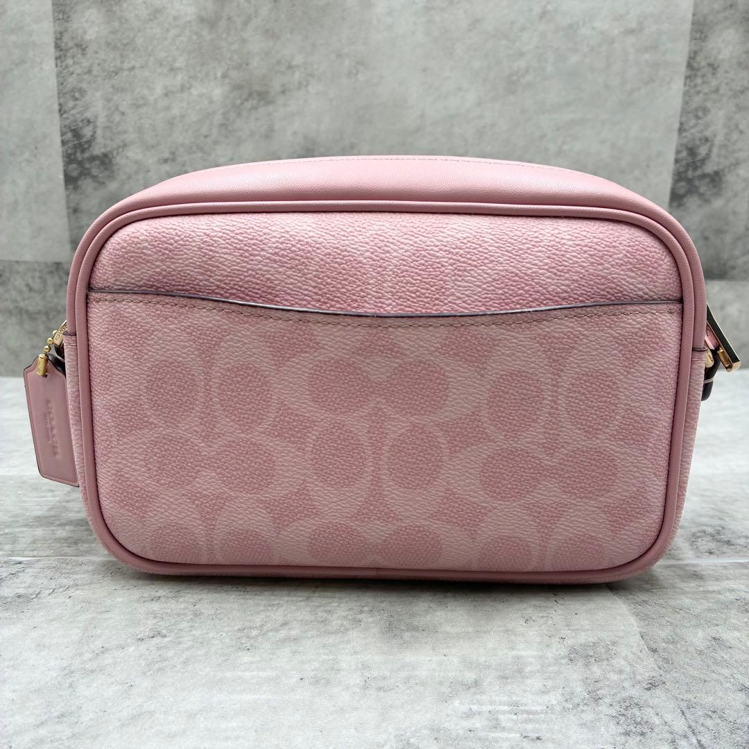 ✨極美品✨コーチ　ジェイミー　カメラバッグ 2way レザー　ファスナー　ピンク