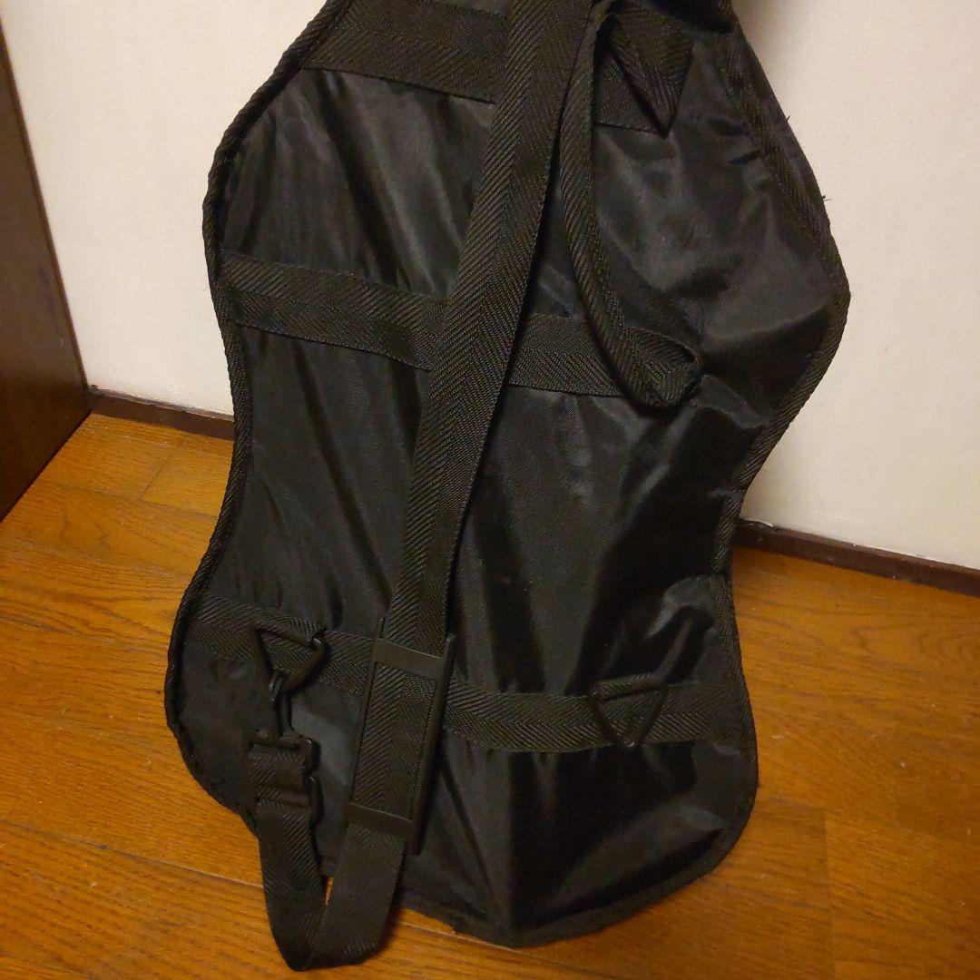 格安！Mavis 石橋製作所製 エレキギター 黒 ソフトケース、各種付属品付き