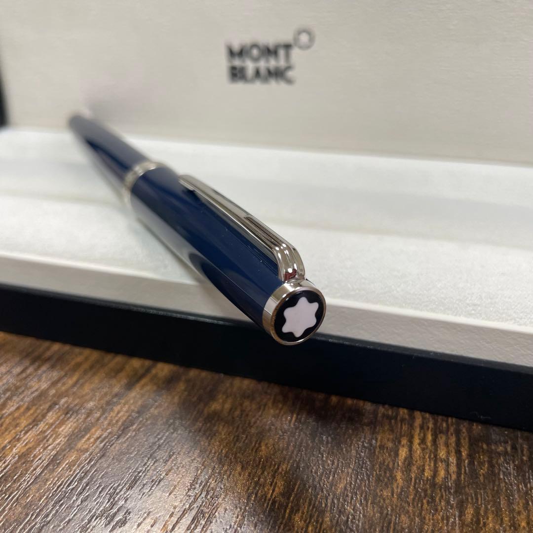 美品☆即筆記可☆モンブラン PIX　ローラーボール　キャップ式　ネイビー