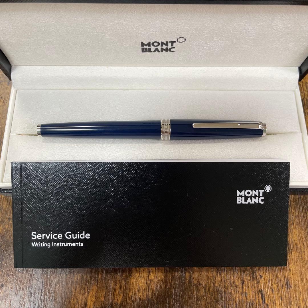 美品☆即筆記可☆モンブラン PIX　ローラーボール　キャップ式　ネイビー