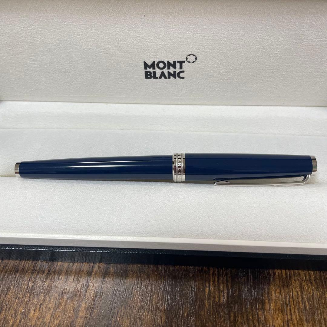 美品☆即筆記可☆モンブラン PIX　ローラーボール　キャップ式　ネイビー