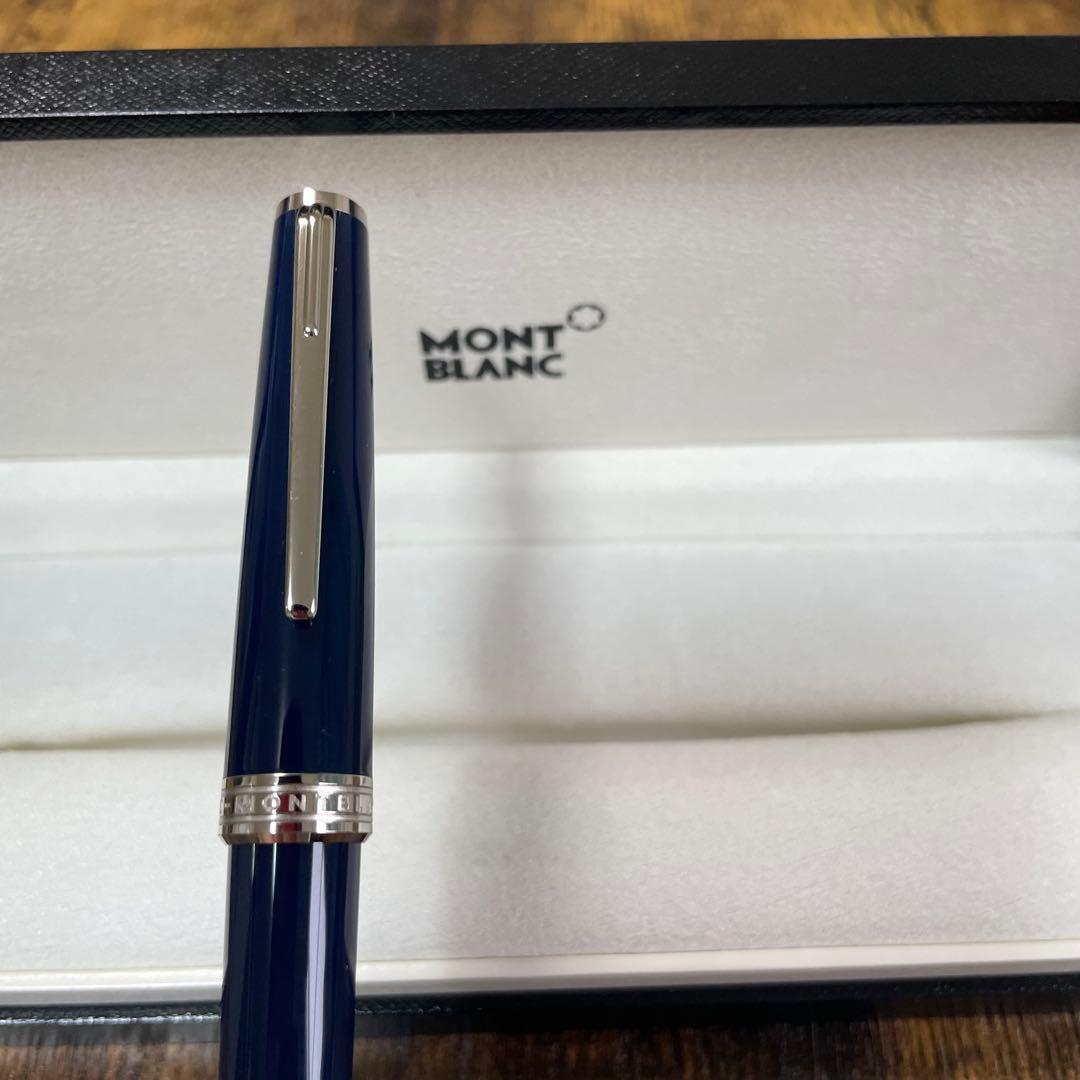 美品☆即筆記可☆モンブラン PIX　ローラーボール　キャップ式　ネイビー