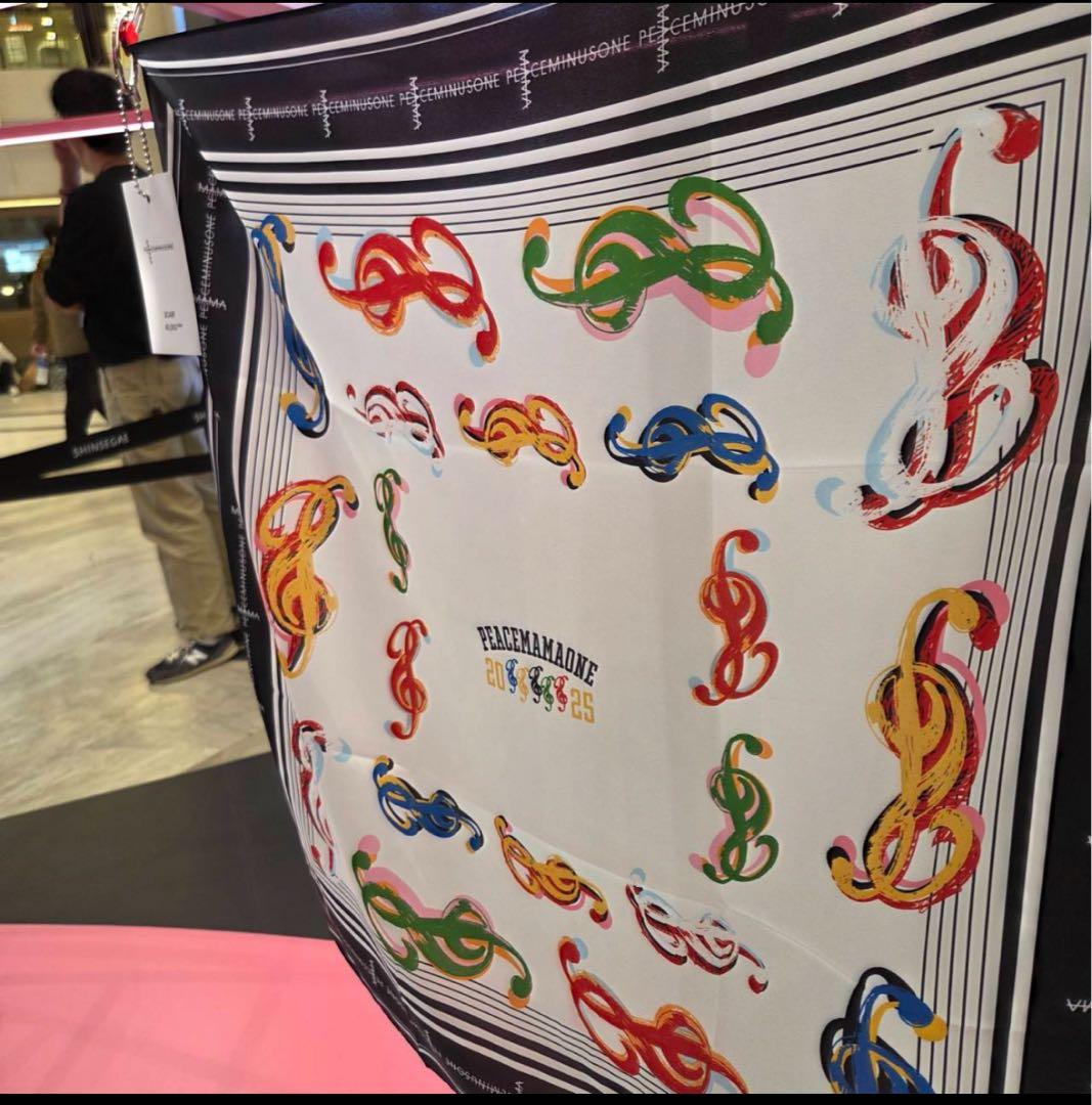 GDRAGON peacemamaone 韓国 popup限定　スカーフ　新品