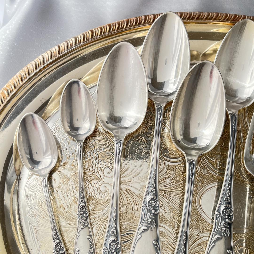 【仏蘭西】 Louis XV カトラリーセット12本 ルイ15世様式