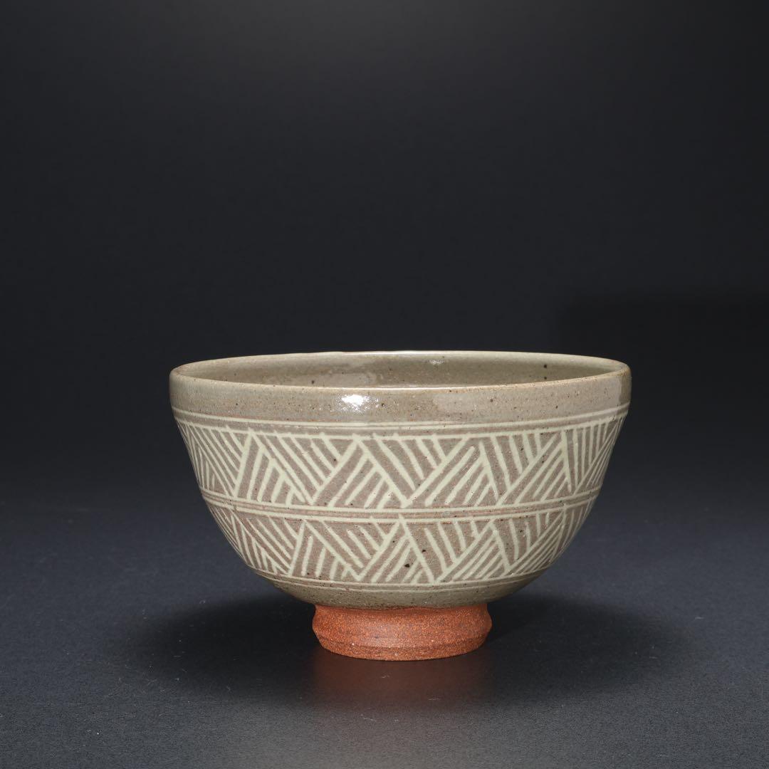 数茶碗10個　三島　福森研晃　共箱　美品　R1629ラ3