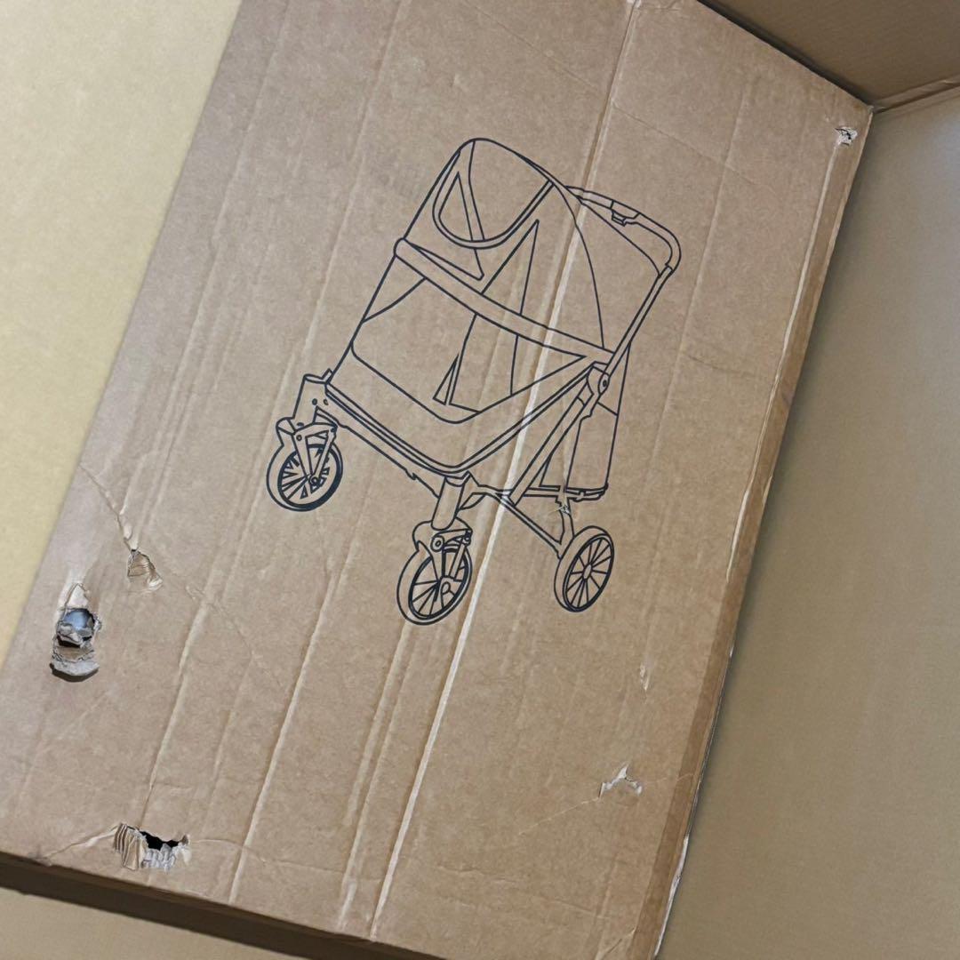 新品　ペットカート 大型犬用カート大容量 ワンタッチで簡単折りたたみ