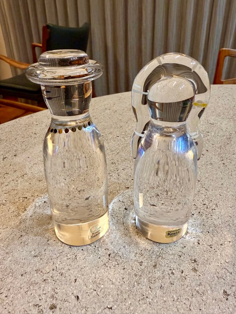 Boda/ボーダ/Familjen/ ファミリー　クリスタルガラスのオブジェ