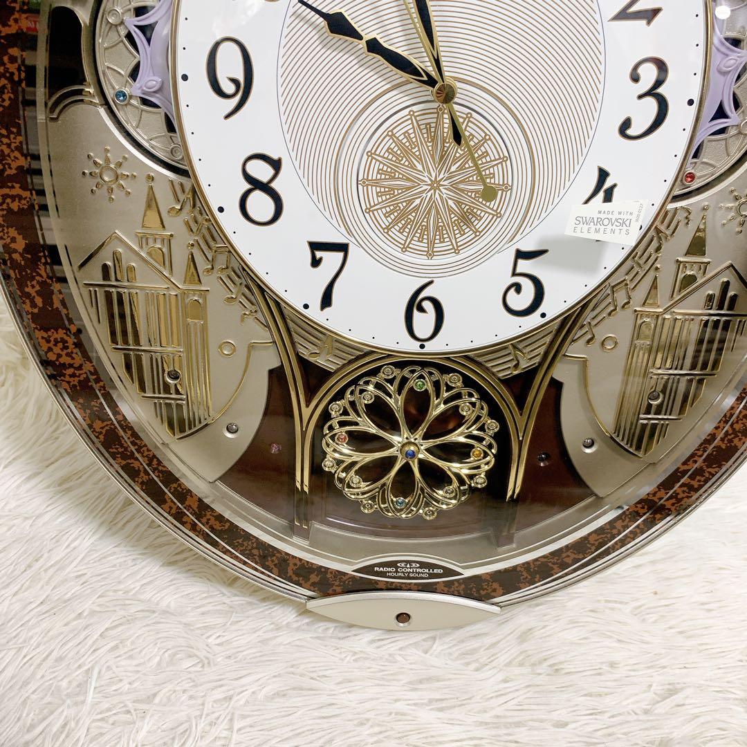 リズム時計 からくり スモールワールド ノエルN 30曲 4MN539RH