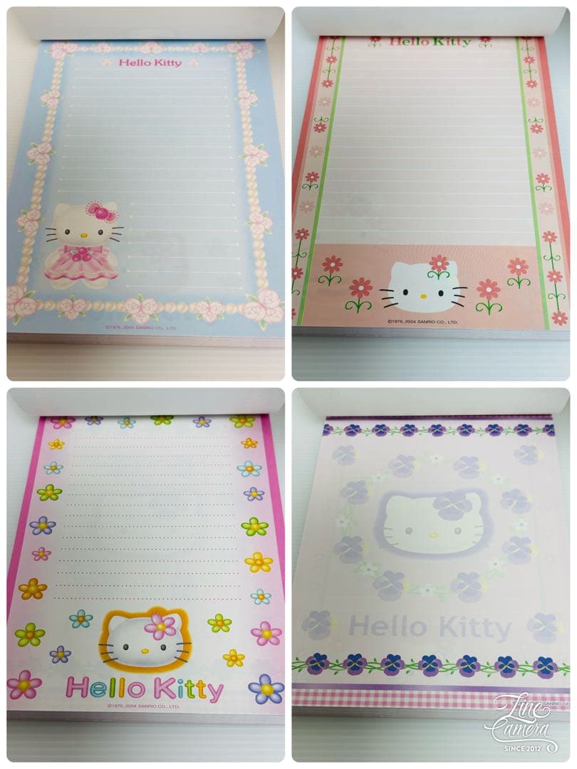 シール　24柄　大判メモ　エンジェル　ハローキティ　メモ帳　平成レトロ　サンリオ