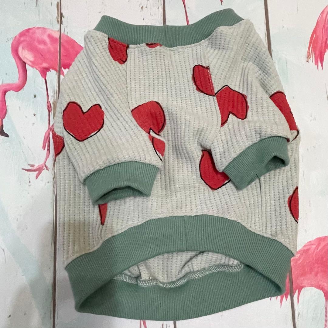 ♡ワッフルラグラン　ミントM size ベージュMショートsize