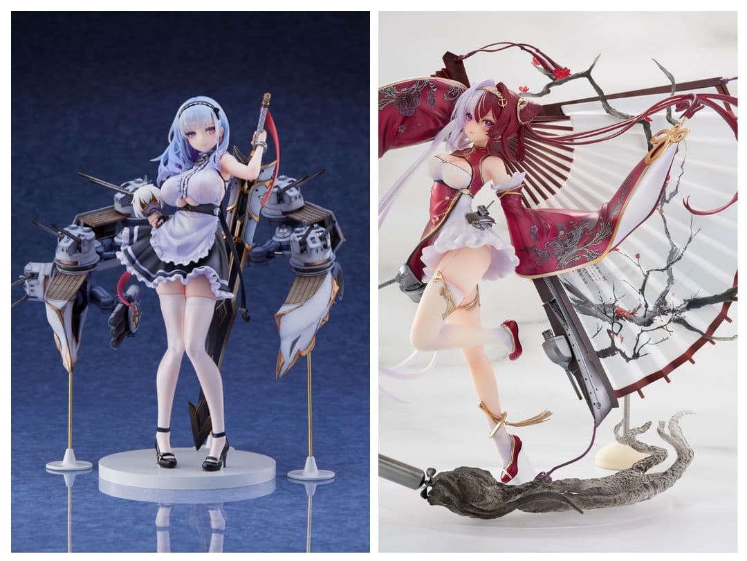 ①ダイドー重装版 PVC&ABS製塗装完成品 ②肇和 1/7フィギュア塗装完成品