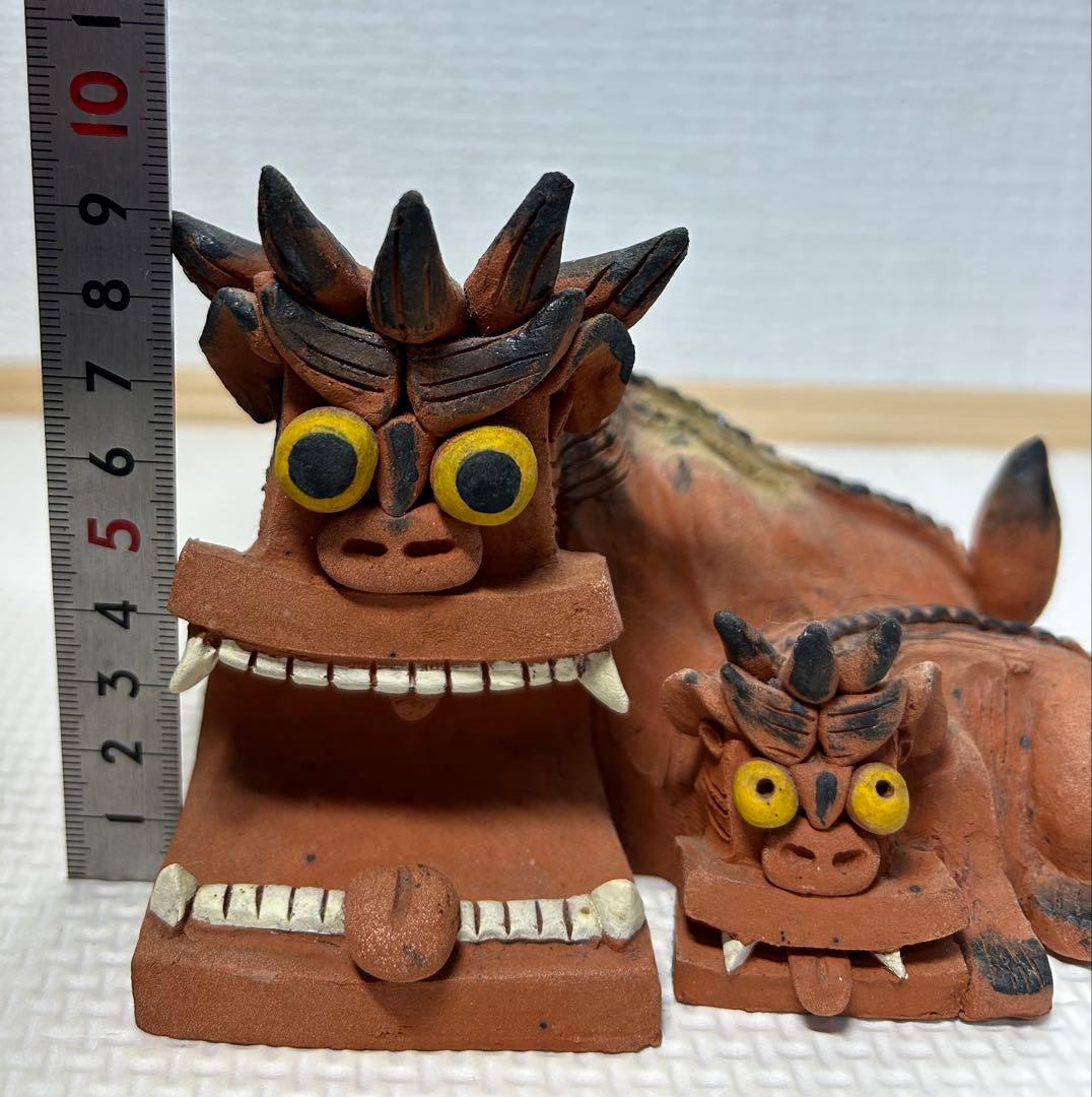 中川伊作 シーサー 南蛮焼 知花 知花窯 琉球 やちむん 沖縄