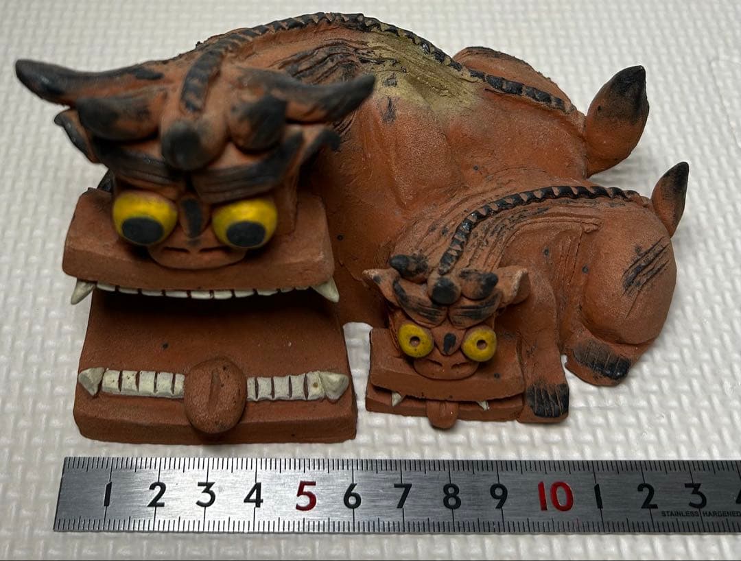 中川伊作 シーサー 南蛮焼 知花 知花窯 琉球 やちむん 沖縄