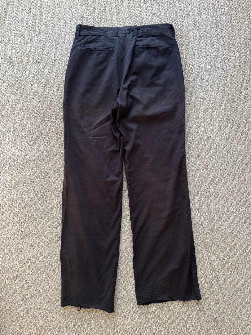 本人期　03SS Martin Margiela 墨黒　ナス紺　フェード