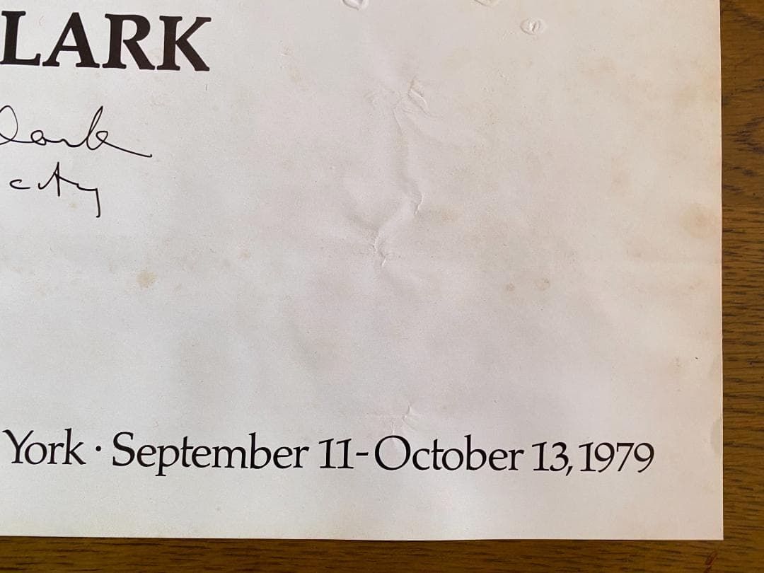 ラリー・クラーク「TULSA」ポスター　1979年　直筆サイン入