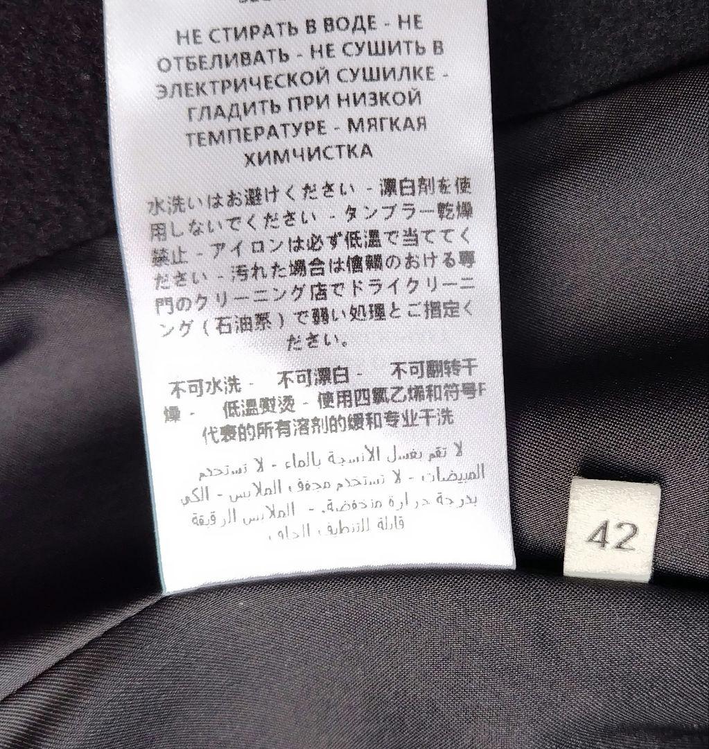 GUCCI ブラック チェスターコート 42 レディース