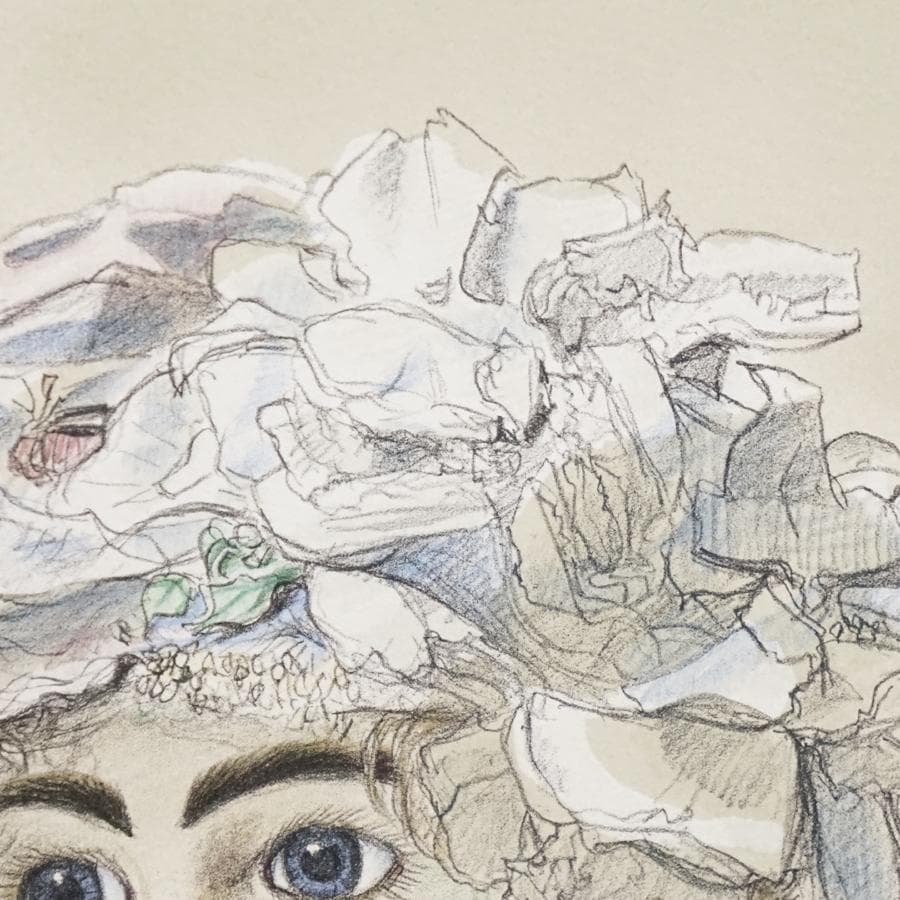 小松崎邦雄 フランス人形 リトグラフ 絵画 美術 芸術 額装 美術品 アート