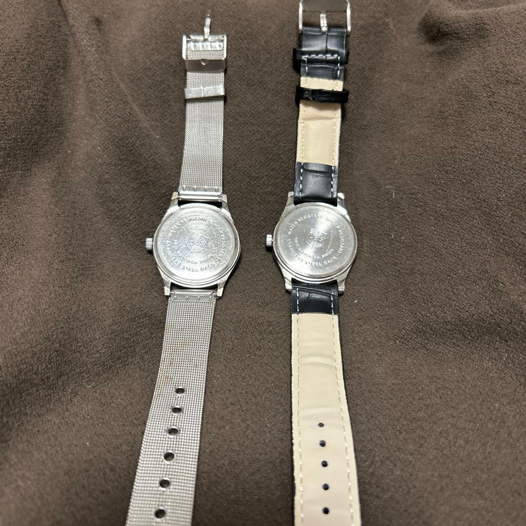 ORIS 手巻き時計 2本セット。