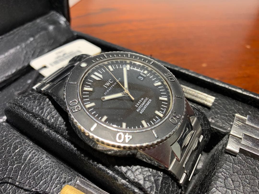 IWC GSTアクアタイマーRef.353602 ステンレス 付属品豊富 魚竜頭