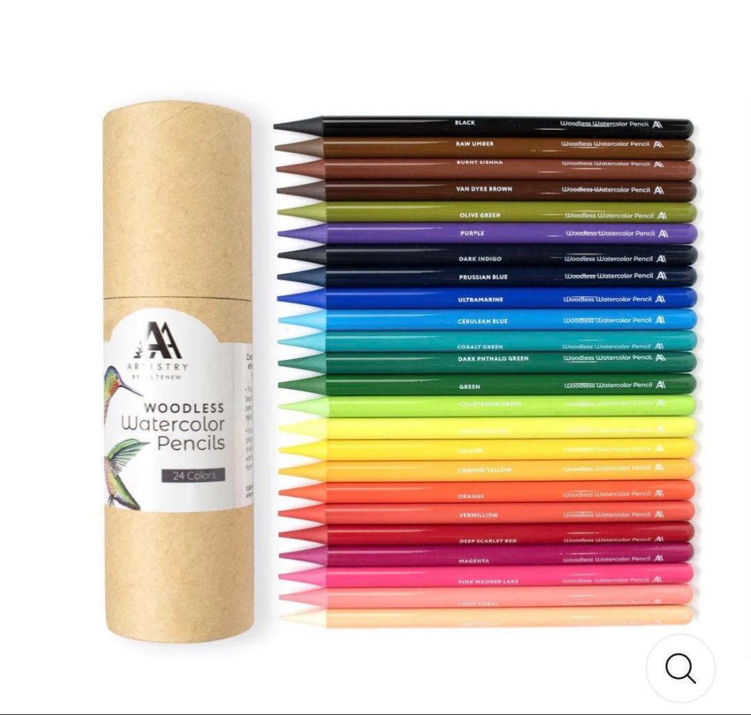 【新品未開封】Altenew ウッドレス油性色鉛筆32色、水性色鉛筆24色セット