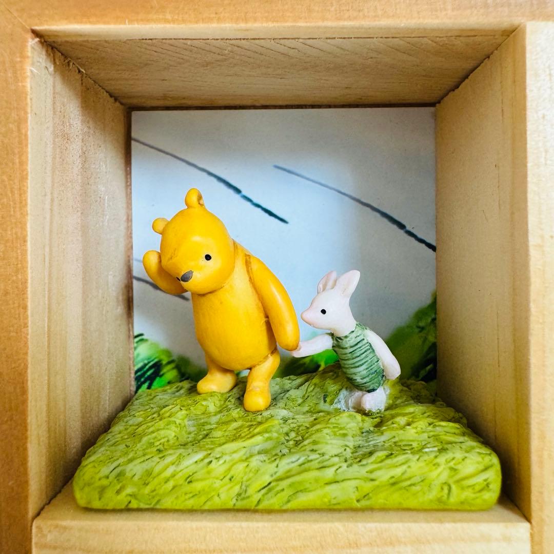 プーさん　ジオラマ 壁掛け フィギュア クラシックプー ピグレット イーヨー