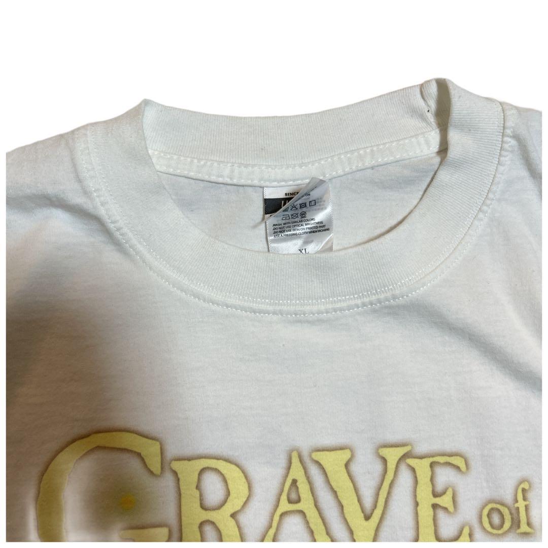 火垂るの墓 ほたるのはか ジブリ ブート シャツ　ホワイト　XL 激レア