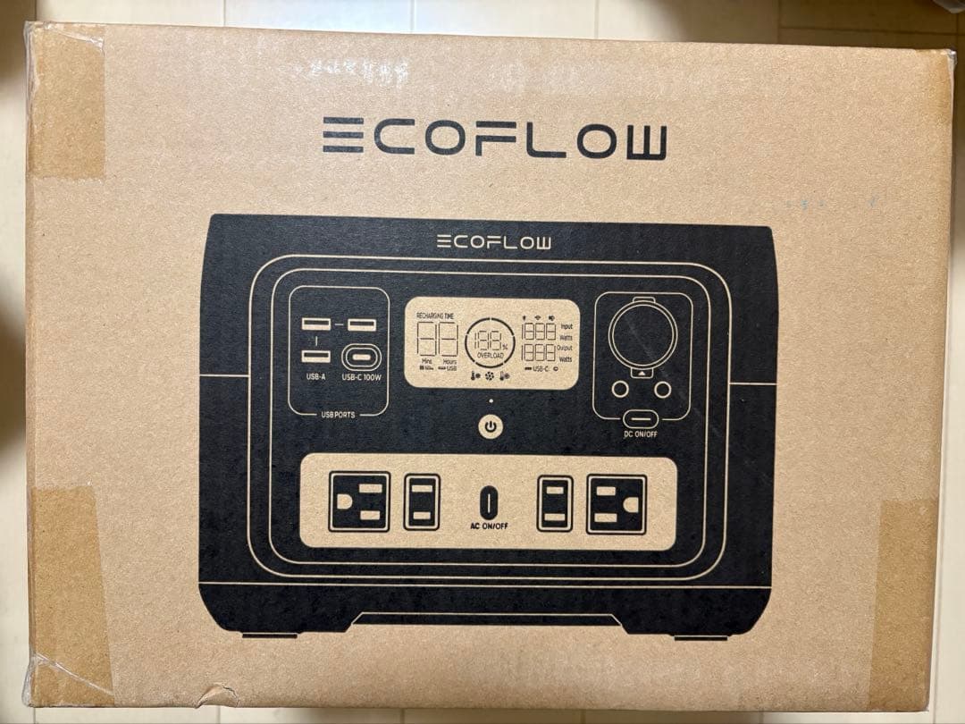 【新品未開封】EcoFlow  2 Max 512Wh ポータブル電源