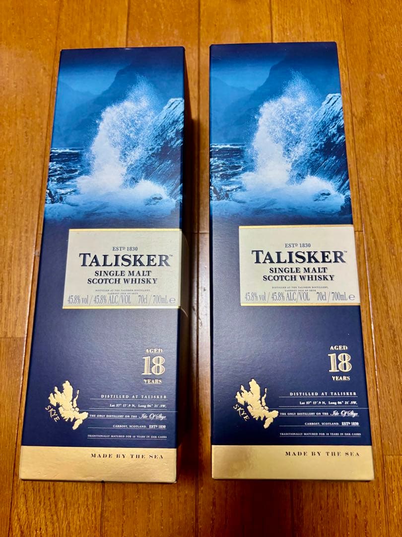 TALISKER 18年 2本セット シングルモルトスコッチウイスキー